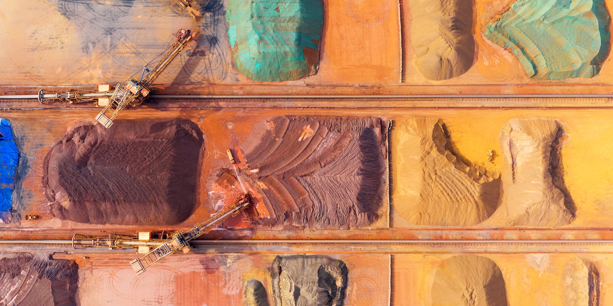 Roheisenmetalle werden umgeschichtet